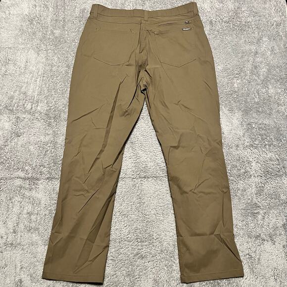 Eddie Bauer Pants Mens 38 X30 Performance Hiking Nylon Light Brown - Picture 3 of 10